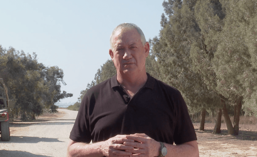 גנץ בהערכת מצב בשומרון