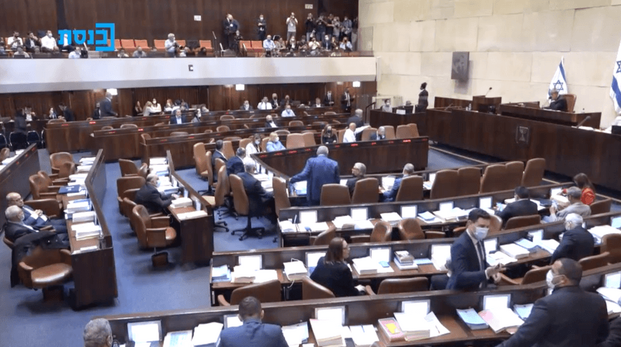 שידור חי מהכנסת